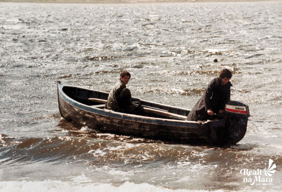 Patrick Sugrue and Patrick Harkins going fishing in Cromane